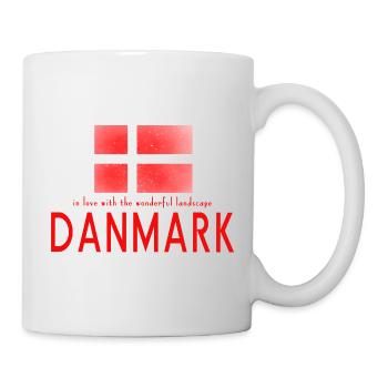Danemark, Danemark - Mug blanc - blanc - Droite