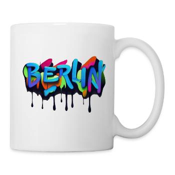 Berlin Graffiti - Tasse - Weiß - Rechts