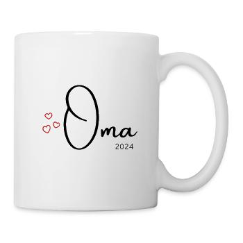 Oma 2024 - Tasse - Weiß - Rechts