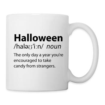 Halloween Funny Dictionary Definition - Mug - white - Right