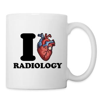 I love radiology - Mug - white - Right
