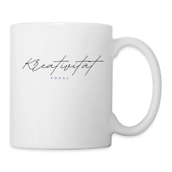 Inspirierende Wörter, Trendige T-Shirts von Popal - Tasse - Weiß - Rechts