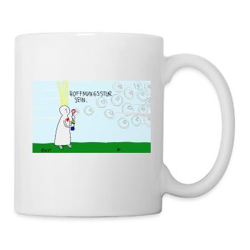 Hoffnungsstur sein. - Tasse - Weiß - Rechts