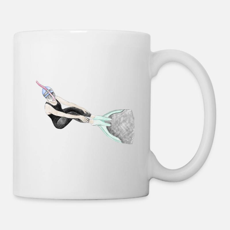 Finswimming - Mug - white