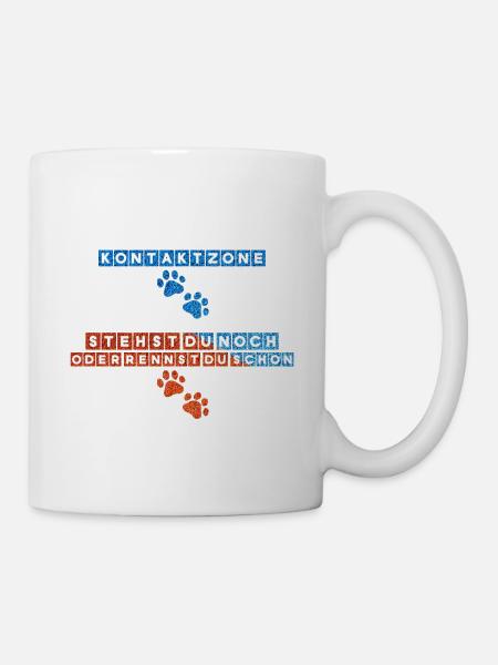 Agility Kontaktzonen - Tasse - Weiß