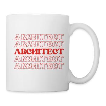 Architect Designer Planner Creator Engineer - Mug - white - Right