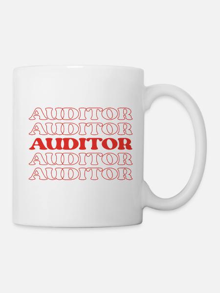 Auditor Prüfer Prüfer Auditor Inspektor - Tasse - Weiß