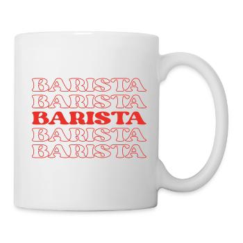 Barista Coffee Artist Espresso Maker Coffee - Mug - white - Right