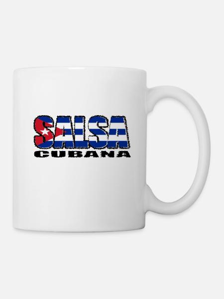 Salsa cubana - Tasse - Weiß