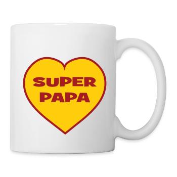 SUPER-VATER - Tasse - Weiß - Rechts