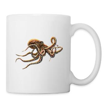KRAKE - Tasse - Weiß - Rechts