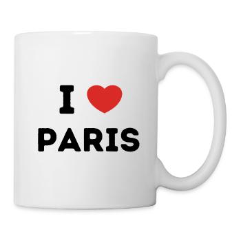 I Love with Heart Paris - Mug - white - Right
