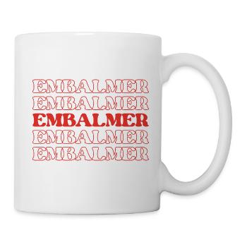 Embalmer Mortician Funeral Director Undertaker - Mug - white - Right