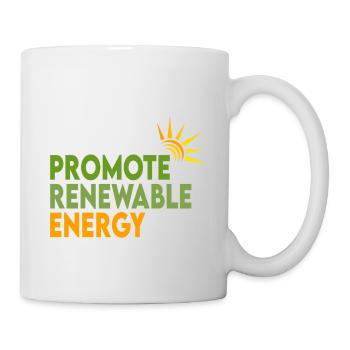 Énergies renouvelables - Mug blanc - blanc - Droite