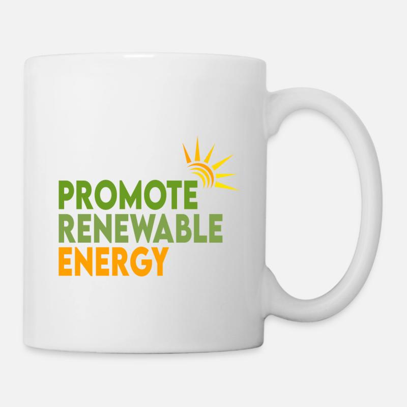 Erneuerbare Energien - Tasse - Weiß
