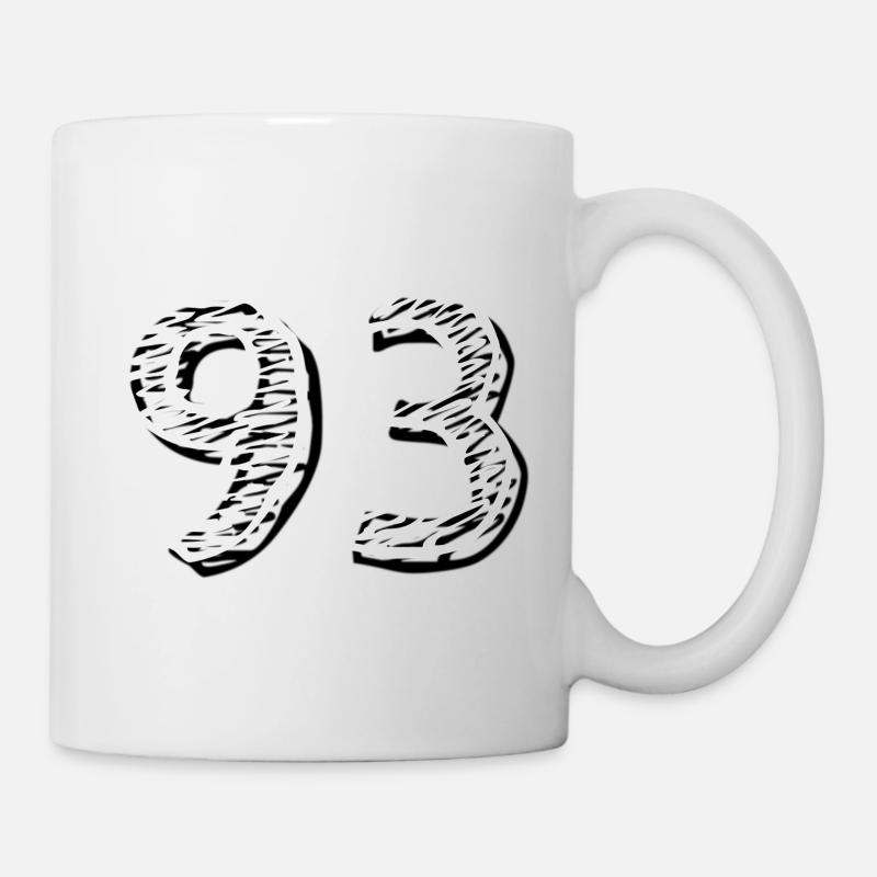 Numéro 93 MT INC PENCIL - Mug blanc - blanc