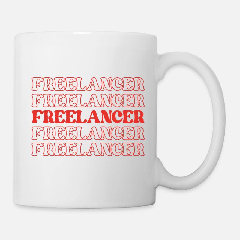 Freiberufler Freiberufler Selbständig Selbstständig - Tasse - Weiß