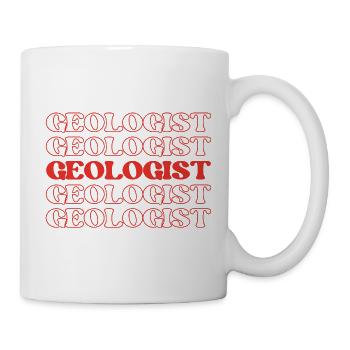 Geologist Earth Scientist Earth Specialist Rock - Mug - white - Right