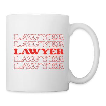 Rechtsanwalt Rechtsberater Rechtsanwalt Rechtsanwalt - Tasse - Weiß - Rechts
