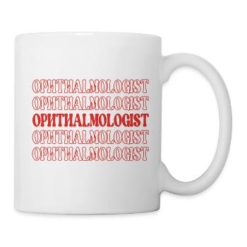 Ophthalmologist Eye Doctor Eye Specialist Eye - Mug - white - Right