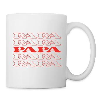 Papa Dad Father Pop Old Man - Mug - white - Right