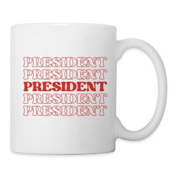 Président Chef de la direction Commandant en chef Chef - Mug blanc - blanc - Droite