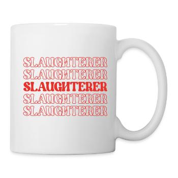 Slaughterer Butcher Meat Cutter Meat Processor - Mug - white - Right