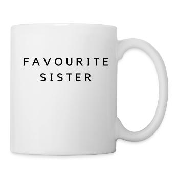 Favorite sister - Mug - white - Right