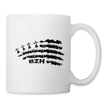Breton flag,Breton map,vintage BZH - Mug - white - Right