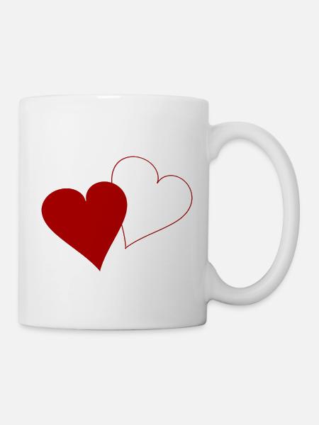 Herz - Tasse - Weiß