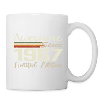 Anniversaire 57 Ans Millésime 1967 Cadeau 1967 - Mug blanc - blanc - Droite