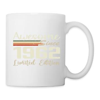 Anniversaire 62 Ans Millésime 1962 Cadeau 1962 - Mug blanc - blanc - Droite