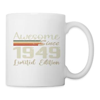 Anniversaire 75 Ans Millésime 1949 Cadeau 1949 - Mug blanc - blanc - Droite
