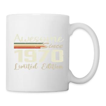 Anniversaire 54 Ans Millésime 1970 Cadeau 1970 - Mug blanc - blanc - Droite