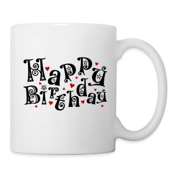 Birthday, Happy Birthday, Congratulations, Wishes - Mug - white - Right