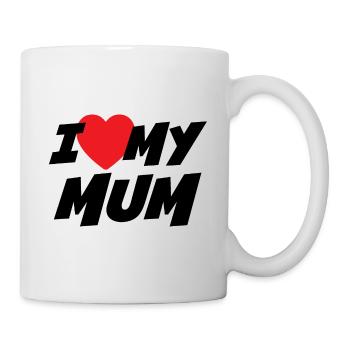 I Love my Mum - Mug - white - Right