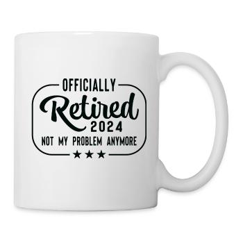 Retired 2024 Not My Problem Anymore - Mug - white - Right