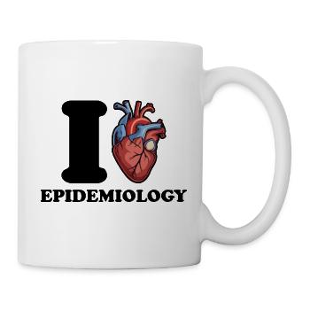 J’adore l’épidémiologie - Mug blanc - blanc - Droite