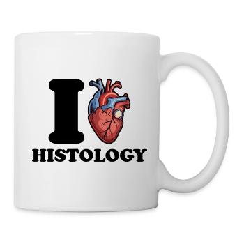 J’adore l’histologie - Mug blanc - blanc - Droite