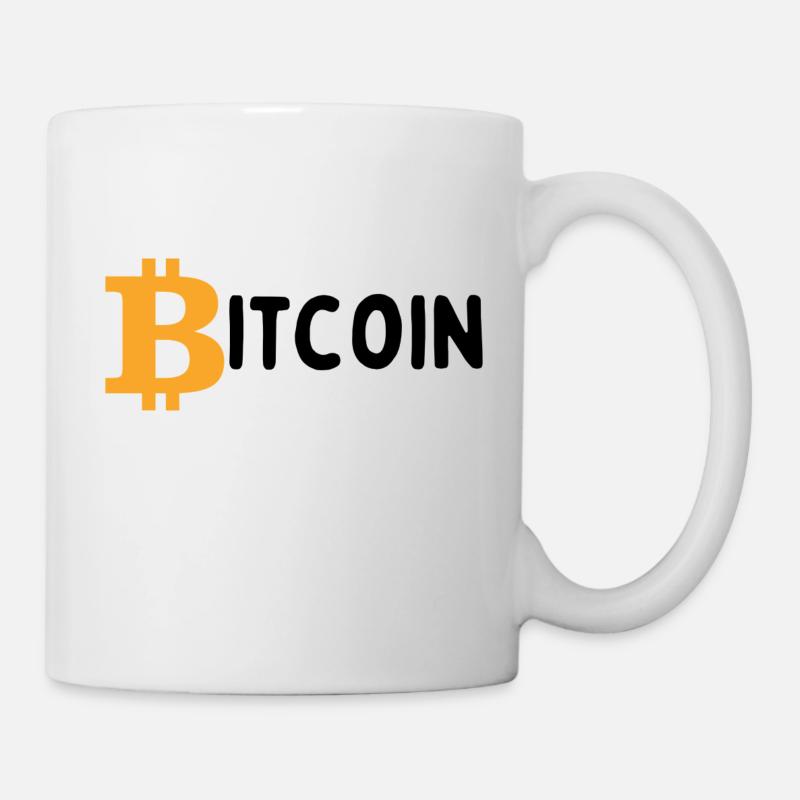 Bitcoin - Tasse - Weiß