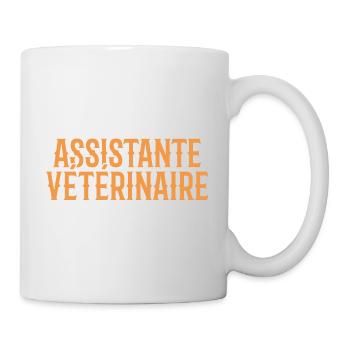 Assistante | Véto | Cadeau | Super Pouvoir - Mug blanc - blanc - Droite