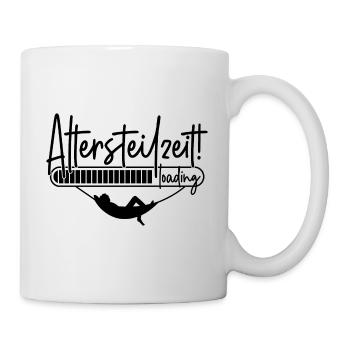 ATZ Ladebalken Hängematte Altersteilzeit loading - Tasse - Weiß - Rechts