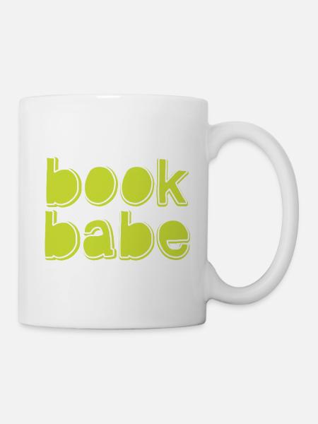 Book Babe - Tasse - Weiß