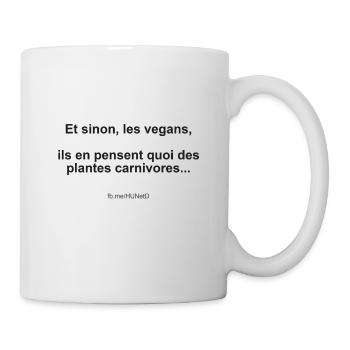 vegan - Mug blanc - blanc - Droite