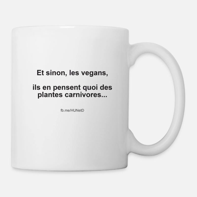 vegan - Mug blanc - blanc