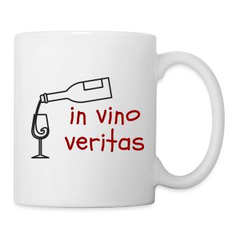 In Vino Veritas - Tasse - Weiß - Rechts