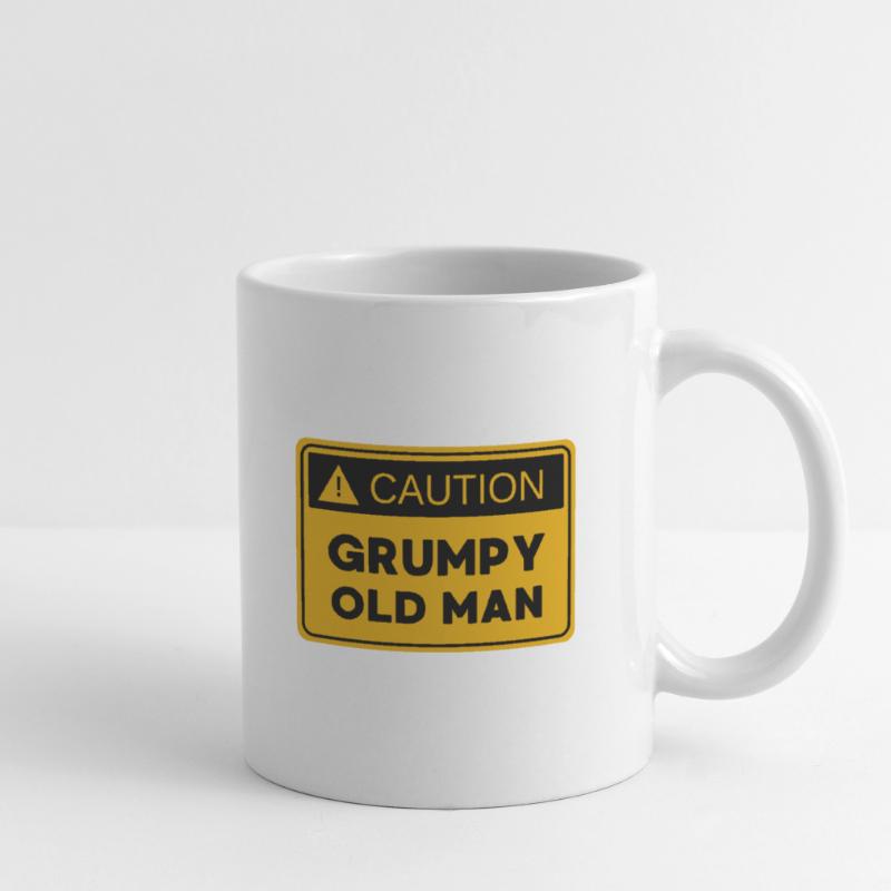 Caution: Grumpy Old Man Mug