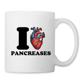 I love pancreas - Mug - white - Right
