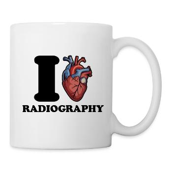J’adore la radiographie - Mug blanc - blanc - Droite