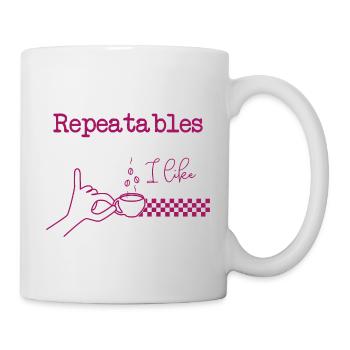 Coffee love "repeatable" - Mug - white - Right